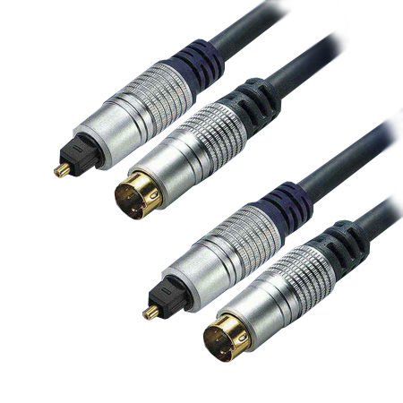 Ht cablu optic toslink&svhs - toslink&svhs 1.