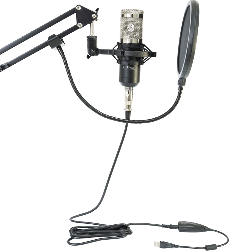 Microfon usb pentru streaming si podcast