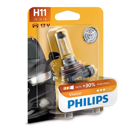 Bec auto H11 Philips Vision ,12V, 55W