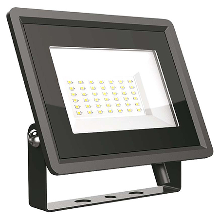 Proiector LED V-tac, 30W, 2510 lm, lumina rece, 6500K, IP65, negru