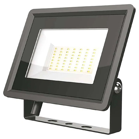 Proiector LED V-tac, 50W, 4300 lm, lumina rece, 6500K, IP65, negru