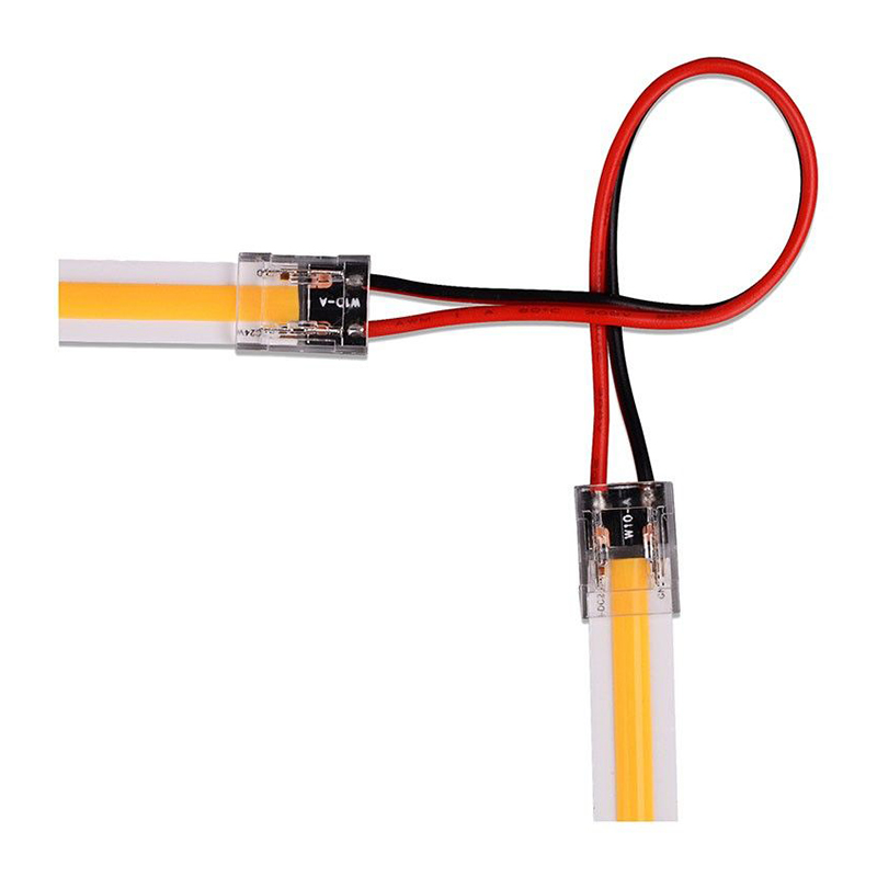 Conector banda led cob 8mm - dual