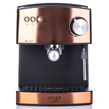 Espressor cafea 15 bar Adler AD4404, 850W, rezervor 1,6 l