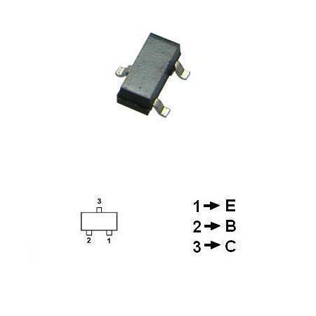 Tranzistor smd pnp de semnal mic bc850c