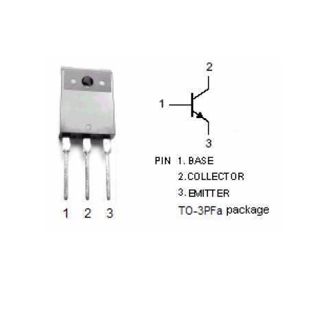 Tranzistor npn comutatie 10a 45w izolat bu2520af