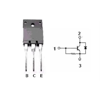 Tranzistor npn comutatie 12a 45w izolat cu dioda prot