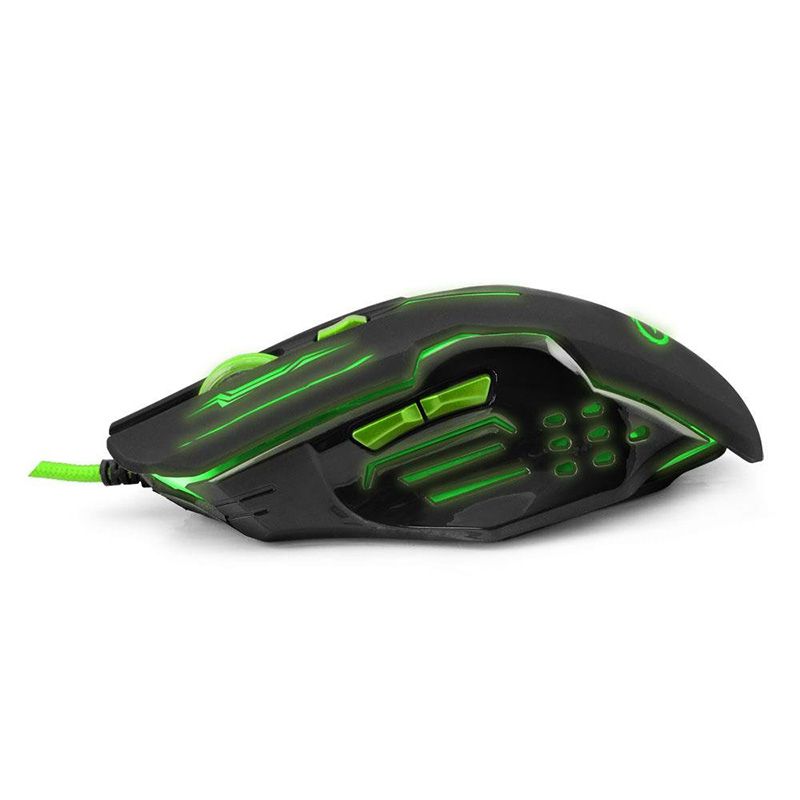 Mouse optic usb gaming verde
