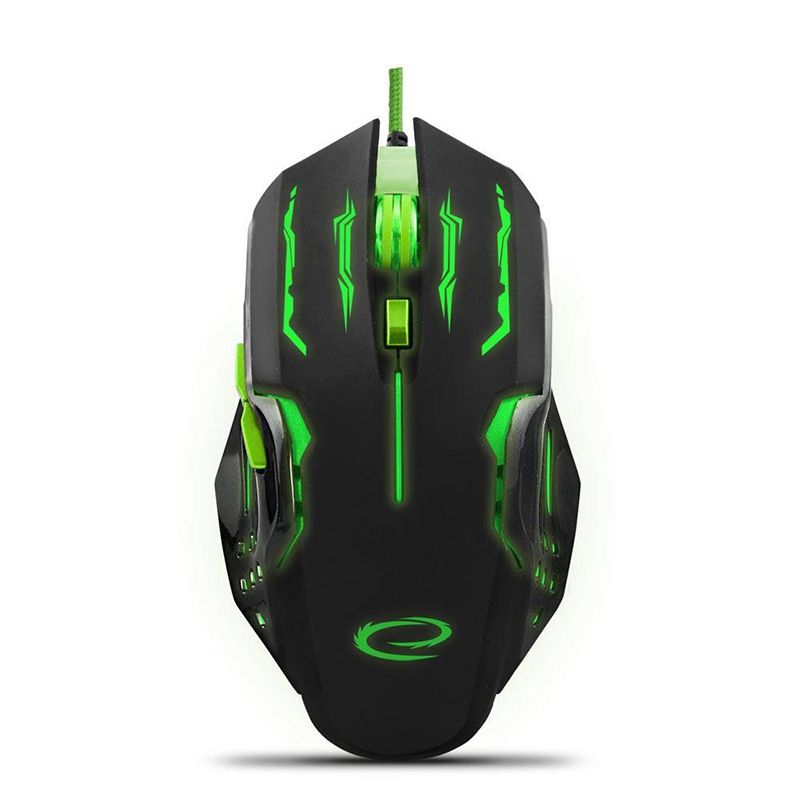 Mouse optic usb gaming verde