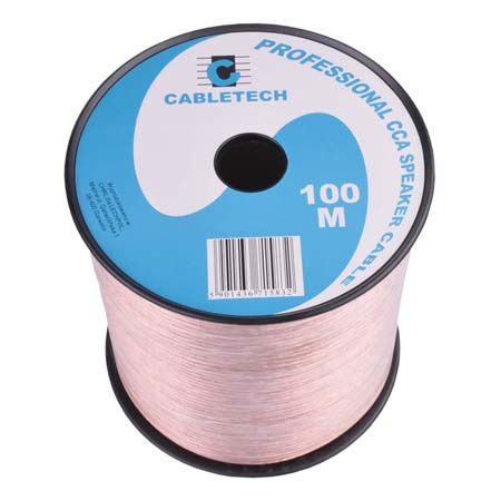 Cablu difuzor cca 2x1.50mm transparent 100m