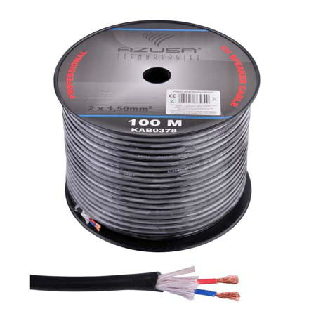 Cablu difuzor rotund 2x1.5mm + bumbac azusa