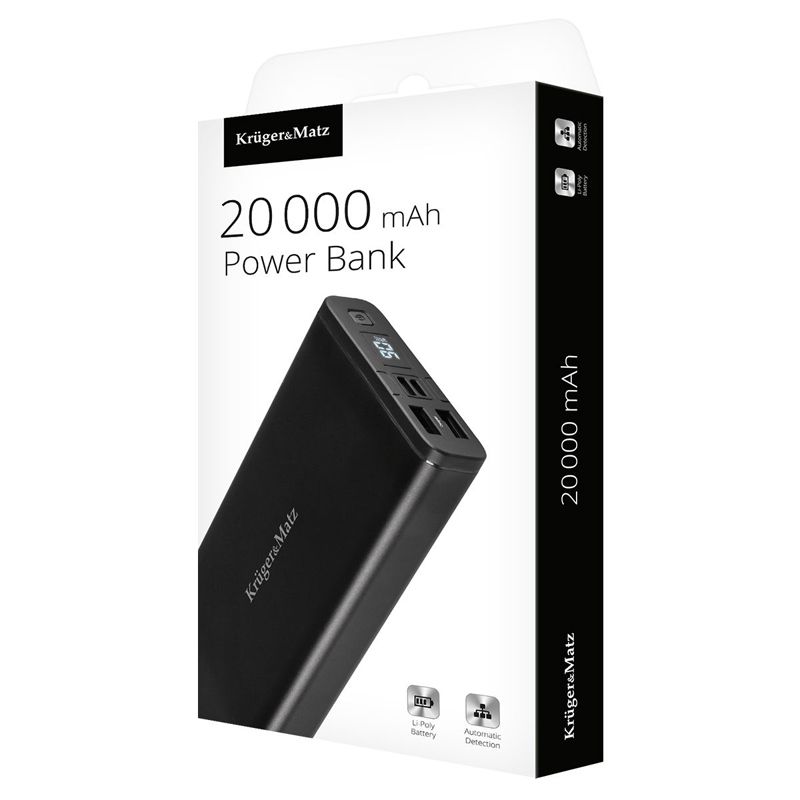 Power bank 20000mah li-pol kruger&matz