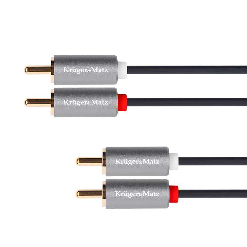 Cablu 2rca - 2rca 1.8m basic k&m