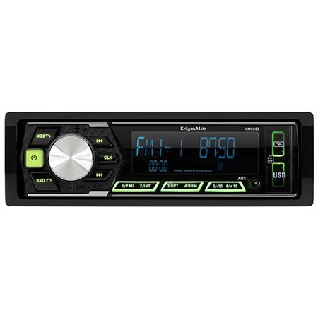 Radio MP3 player auto Kruger&Matz, 4x45W, bluetooth, microfon, USB