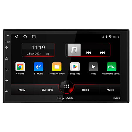 Player auto Kruger&Matz, 2 DIN, ecran 7 inch, android 12, 4x45W, Bluetooth, GPS