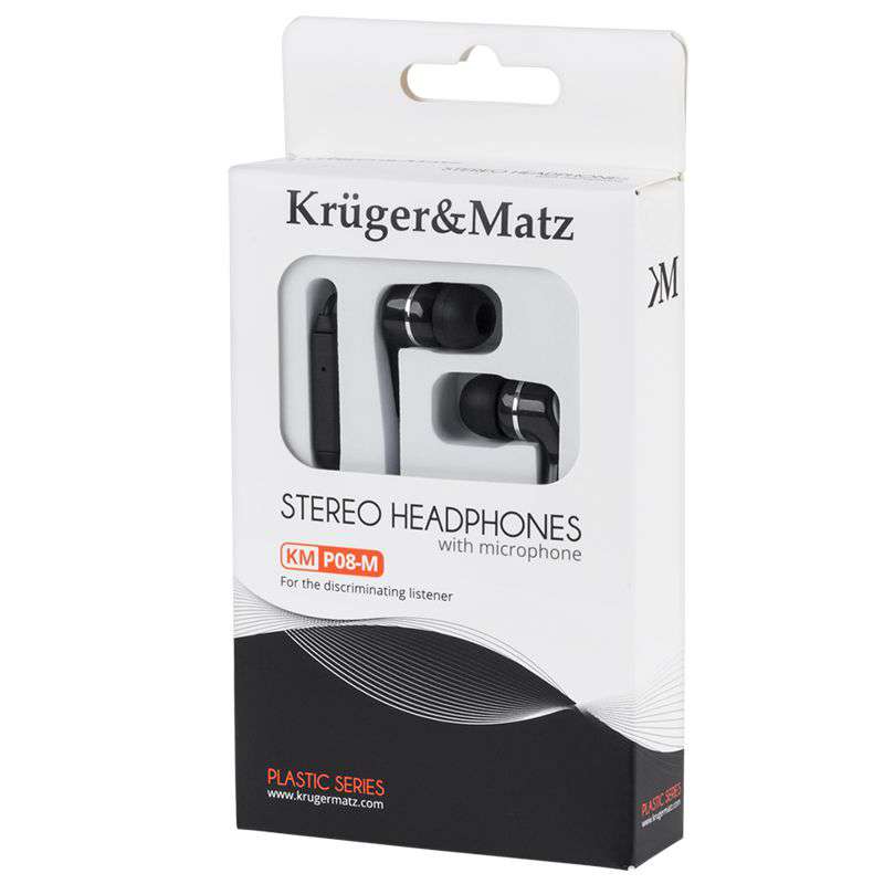 Casti audio cu microfon kmp08-m kruger&matz