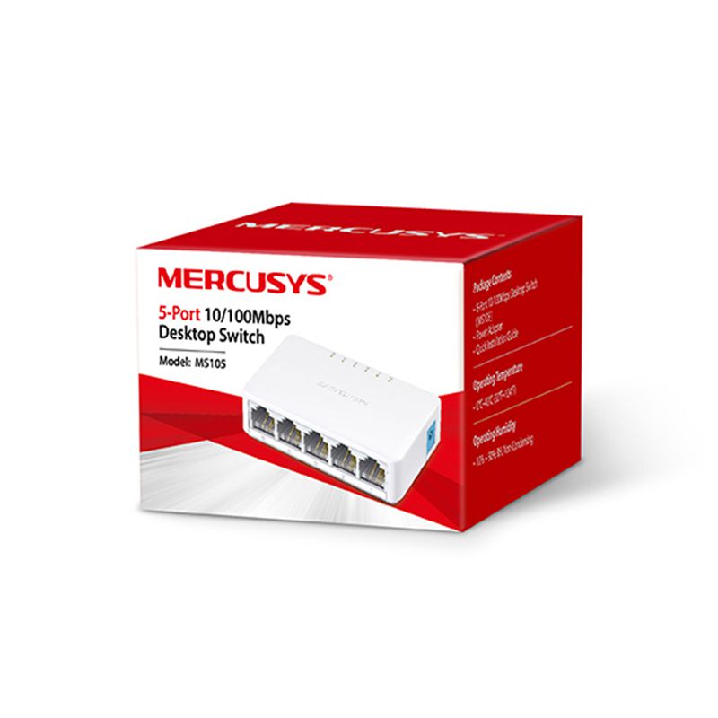 Switch 5 porturi 10/100mbps ms105 mercusys