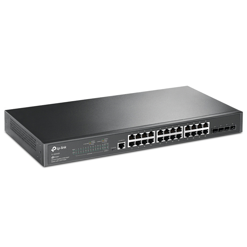 Switch cu management l2 24 porturi gigabit tp-link