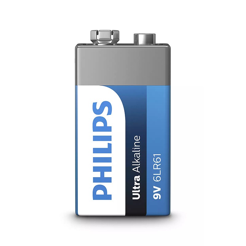 Baterie ultra alkaline 9v blister 1 buc phili