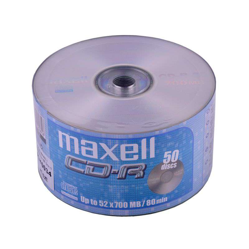 Cd-r maxell 700mb 52x spindle 50