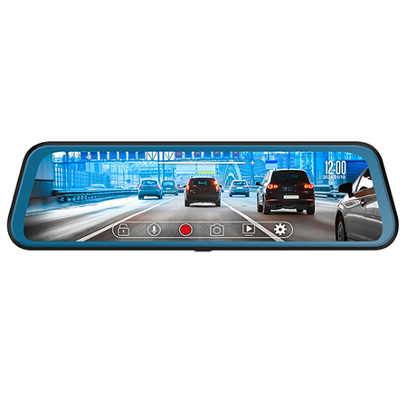 Camera auto DVR fata - spate oglinda Peiying L200, 4K