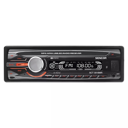 Radio player auto Sencor, 4x40W, USB, SD