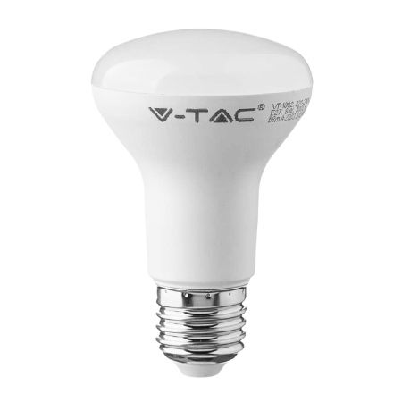 Bec LED E27 8W alb rece V-TAC, R63 6400K cip samsung