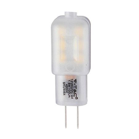 Bec LED G4 1.5W 12v alb cald V-TAC, 3000K, cip samsung
