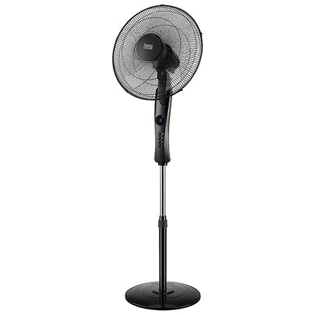 Ventilator cu picior Teesa, 50W, 3 viteze, timer, diametru 43 cm